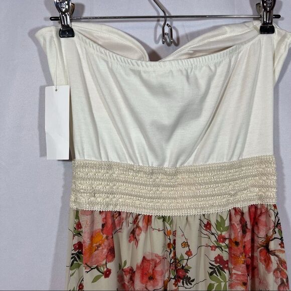 Wild Daisy Maxi Strapless Floral Dress - Picture 4 of 15